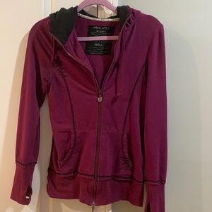 Green Apple Organic Workout Hoodie Fitted